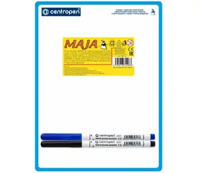 CENTROPEN Stíratelná tabulka A5 (oboustranná) + 2 fixy