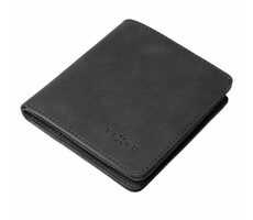 FIXED Kožená peněženka Classic Wallet z pravé hovězí kůže černá