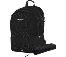 OXYBAG Studentský batoh + etue OXY Sport Font White