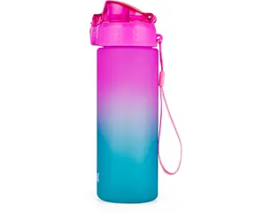OXYBAG Láhev na pití OXY Click 600 ml OXY Ombre Blue-Pink