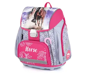 OXYBAG Školní aktovka Premium Kůň