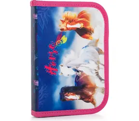 OXYBAG Školní penál jednopatrový Kůň