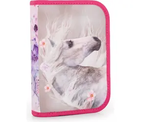 OXYBAG Školní penál jednopatrový Kůň Romantic