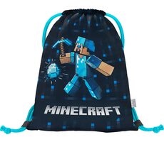 BAAGL Sáček Minecraft Blue Axe / 36 x 46 x 1 cm / 16.5 l