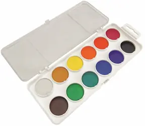 KOH-I-NOOR Vodové barvy 12ks O3cm