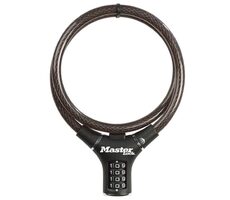 Master Lock 8229EURDPRO / Ocelové kombinační lanko na kolo - 0.9m