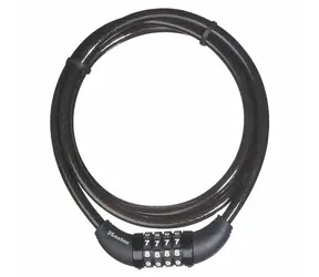Master Lock 8119EURD / Ocelové lanko s integrovaným zámkem 