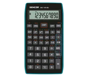 SENCOR SEC 105 BU / Kalkulačka / 10 místný LCD displej / 1xLR1130
