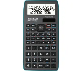 SENCOR SEC 150 BU / Kalkulačka / 10+2 místný LCD displej / 1xLR43