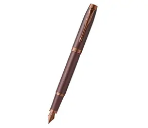 Parker IM Monochrome burgundy "M" / plnicí pero / v krabičce: 1 modrý cartridge