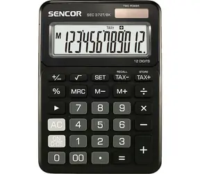 SENCOR SEC 372T / Kalkulačka / 12 místný LCD displej / 1xLR44