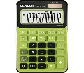 SENCOR SEC 372TGN / Kalkulačka / 12 místný LCD displej / 1xLR44