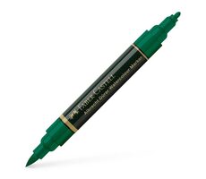 FABER-CASTELL Albrecht Dürer Akvarelový popisovač - A264 tmavě phthalo zelená