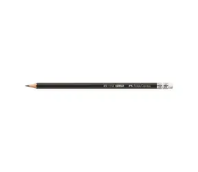 FABER-CASTELL 1112 Grafitová tužka s gumou - tvrdost HB 12 ks