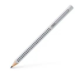 FABER-CASTELL Jumbo Grip Grafitová tužka - HB stříbrná 12 ks