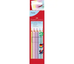 FABER-CASTELL Jumbo Grip Pastell - Pastelky - papírová krabička 5 ks