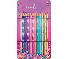 FABER-CASTELL Sparkle - Pastelky - dárková krabička 12 ks