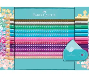 FABER-CASTELL Sparkle - Pastelky - dárková krabička 21 ks