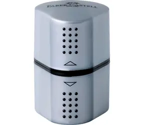 FABER-CASTELL Grip 2001 Trio Ořezávátko stříbrná