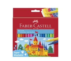 FABER-CASTELL Castle Fixy - papírová krabička 36 ks