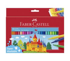 FABER-CASTELL Castle Fixy - papírová krabička 50 ks