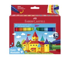 FABER-CASTELL Jumbo Fixy - papírová krabička 24 ks