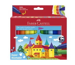 FABER-CASTELL Jumbo Fixy - papírová krabička 24 ks