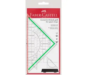 FABER-CASTELL TEKA Multifunkční trojúhelník s úchytem 20 cm