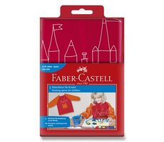 FABER-CASTELL Zástěrka na malování červená