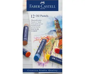 FABER-CASTELL Pastely olejové - papírová krabička 12 ks