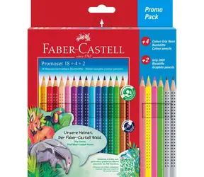 FABER-CASTELL Grip Pastelky - promo balení 18+4+2 ks