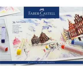 FABER-CASTELL Pastely suché - papírová krabička 36 ks