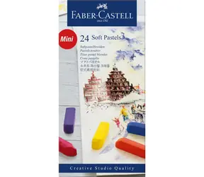 FABER-CASTELL Mini Pastely suché - papírová krabička 24 ks