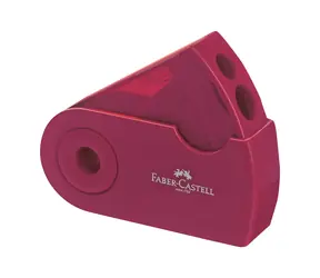 FABER-CASTELL Sleeve Ořezávátko dvojité červená/modrá