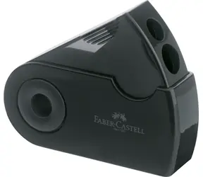 FABER-CASTELL Sleeve Ořezávátko dvojité černá