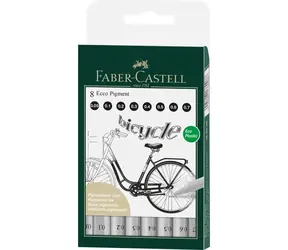 FABER-CASTELL Ecco Pigment Popisovač - 8 ks