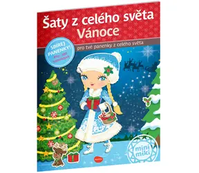 Šaty z celého světa VÁNOCE ¦ Kniha samolepek