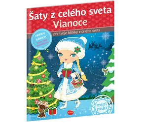 Šaty z celého sveta VIANOCE ¦ Kniha samolepiek