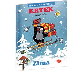 KRTEK a ZIMA  ¦ Kniha samolepek