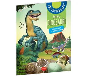 MISE DINOSAUŘI – Pátrej a lušti se samolepkami
