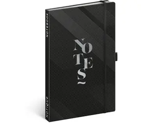 NOTIQUE Notes Elegantní, linkovaný, 13 x 21 cm