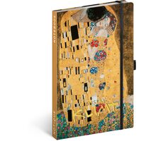 NOTIQUE Notes Gustav Klimt, linkovaný, 13 x 21 cm