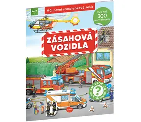Můj první samolepkový sešit – ZÁSAHOVÁ VOZIDLA