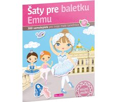 Šaty pre baletku EMMU – Kniha samolepiek