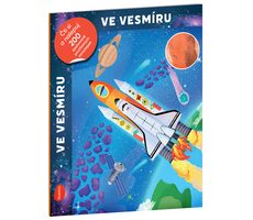 Čti a nalepuj – VE VESMÍRU, kniha se samolepkami