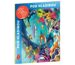 Čítaj a nalepuj – POD HLADINOU, kniha se samolepkami