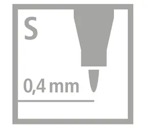 STABILO® OHPen universal - superfine - červená