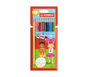 STABILO® color - 12 ks sada - 12 různých barev vč. 2 neonových barev