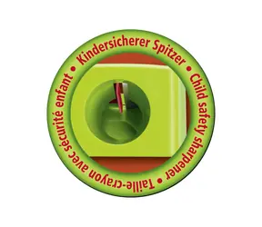 STABILO® woody 3 in 1 ořezávátko - na extra silné pastelky - červená/zelená
