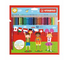 STABILO® color - 30 ks sada - 30 různých barev vč. 4 neonových barev